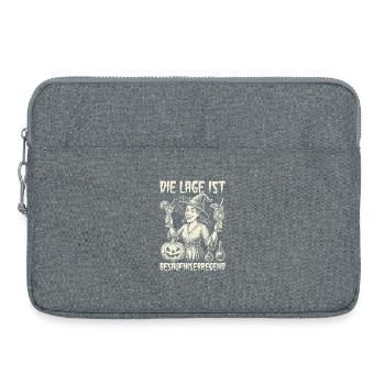 Die Lage ist Besäufniserregend - Laptoptasche 15" - Grau meliert - Vorne