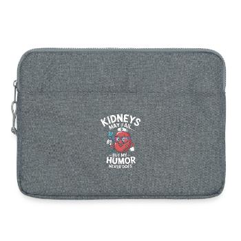 Dialysis Nurse Kidneys May Fail But Neurologist - Laptop bag 15" - heather grey - Front
