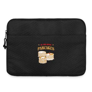 Butter Waffles Breakfast Fan Shirt - Laptop bag 15" - black - Front