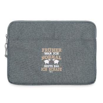 sheep - Laptop bag 15" - heather grey - Front