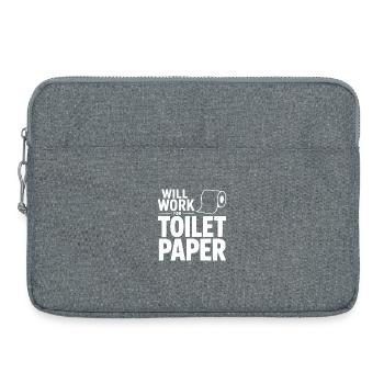 Fonctionnera pour le papier toilette - Sacoche pour ordinateur portable 15 pouces - gris chiné - Devant