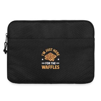 Butter Waffles Breakfast Fan Shirt - Laptop bag 15" - black - Front