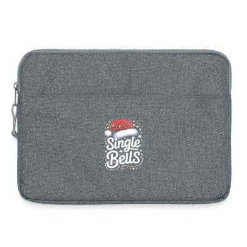 Cloches simples Noël laid - Sacoche pour ordinateur portable 15 pouces - gris chiné - Devant
