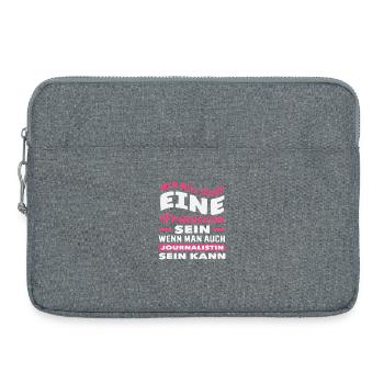 Qui veut Princess Reporter Journaliste - Sacoche pour ordinateur portable 15 pouces - gris chiné - Devant