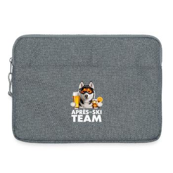 Après-Ski Team Husky Graphic - Laptop bag 15" - heather grey - Front