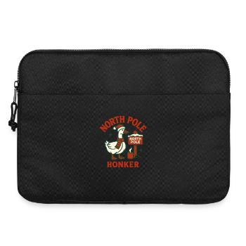 Lustige Gans Weihnachten Santa Nordpol Honker - Laptoptasche 15" - Schwarz - Vorne