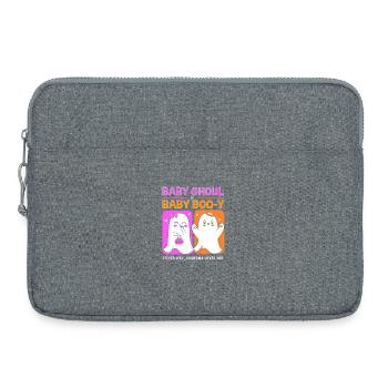Halloween Gender Reveal - Laptoptasche 15" - Grau meliert - Vorne