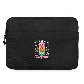 Macaron French Desserts - Laptop bag 15" - black - Front