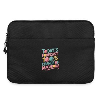 Macaron French Desserts - Laptop bag 15" - black - Front