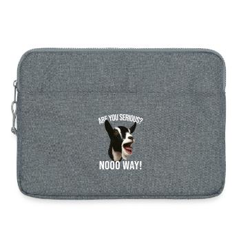 Goat Goat Farming Goat Farmer Goats Gift - Laptop bag 15" - heather grey - Front