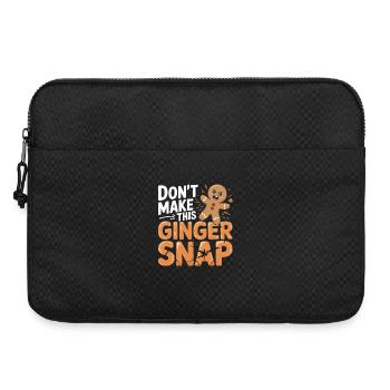 Don't Make This Ginger Snap - Laptoptasche 15" - Schwarz - Vorne