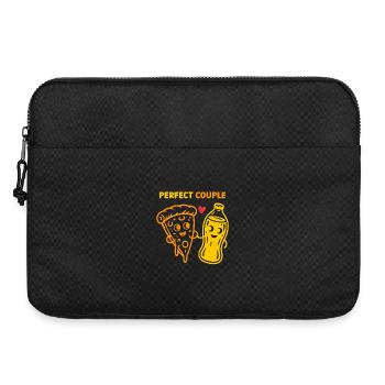 Perfect Couple Pizza And Soda Cartoon Art - Laptoptasche 15" - Schwarz - Vorne