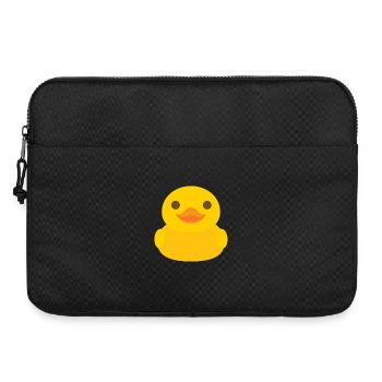 Icône de canard en caoutchouc ensoleillé - Sacoche pour ordinateur portable 15 pouces - noir - Devant