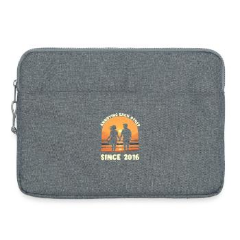 Nous nous énervons l’un l’autre depuis l’anniversaire en 2016 - Sacoche pour ordinateur portable 15 pouces - gris chiné - Devant