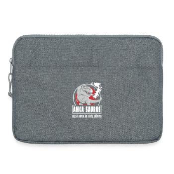 Türk AMCA SAURUS – Meilleur Amca dans ce Dünya (türk) - Sacoche pour ordinateur portable 15 pouces - gris chiné - Devant