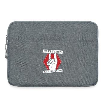 Silent Fox Teacher Primary School Kindergarten - Laptop bag 15" - heather grey - Front