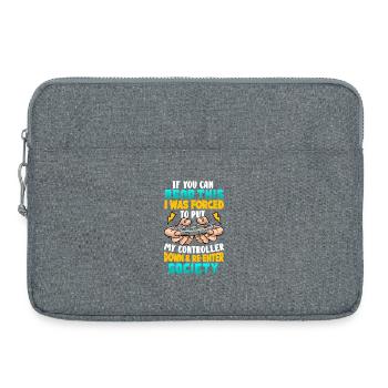 Gaming - Laptoptasche 15" - Grau meliert - Vorne