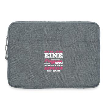 Investigative Reporter Journalist Princess - Laptop bag 15" - heather grey - Front