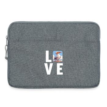 Pélicans Pélican - Sacoche pour ordinateur portable 15 pouces - gris chiné - Devant