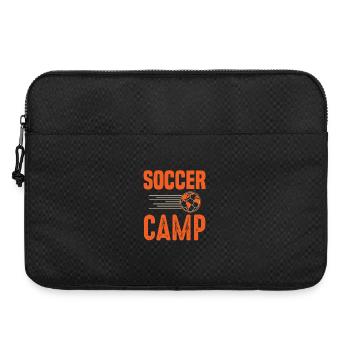 Soccer Camp Retro World Ball Design - Laptop bag 15" - black - Front
