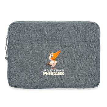 Pélicans Pélican - Sacoche pour ordinateur portable 15 pouces - gris chiné - Devant