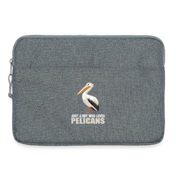 Pélicans Pélican - Sacoche pour ordinateur portable 15 pouces - gris chiné - Devant