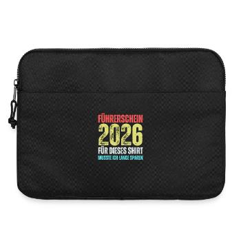 Permis de conduire 2026 - Sacoche pour ordinateur portable 15 pouces - noir - Devant