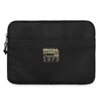 Les légendes sont nées en décembre 1973 - Sacoche pour ordinateur portable 15 pouces - noir - Devant