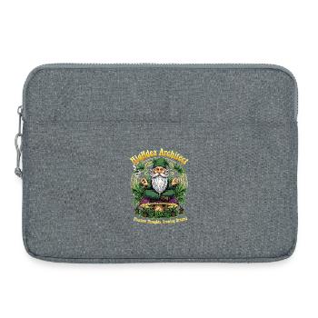 Gnome chanteur Cannabis Wichtel - Sacoche pour ordinateur portable 15 pouces - gris chiné - Devant