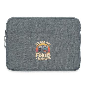 Je me concentre principalement sur les appareils photo rétro - Sacoche pour ordinateur portable 15 pouces - gris chiné - Devant