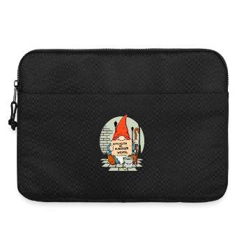 Hungeriger Wichtel | Bitte Helfen Sie Gnome  - Laptoptasche 15" - Schwarz - Vorne