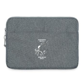 Ink Freak Out | Passive Ability Octopus Humor - Laptop bag 15" - heather grey - Front