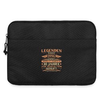 30th Birthday Absolutely Unique - Born in 1996 - Laptop bag 15" - black - Front
