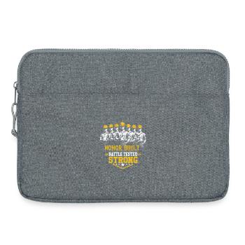Mécanique militaire Honor Built Testé en combat - Sacoche pour ordinateur portable 15 pouces - gris chiné - Devant