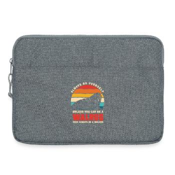 Walrus Self-Confidence Retro - Laptop bag 15" - heather grey - Front