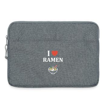 Ich liebe Ramen Bol - Laptoptasche 15" - Grau meliert - Vorne