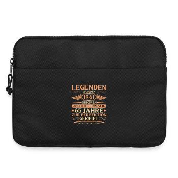 65. Geburtstag Absolut Einmalig - Jahrgang 1961 - Laptoptasche 15" - Schwarz - Vorne