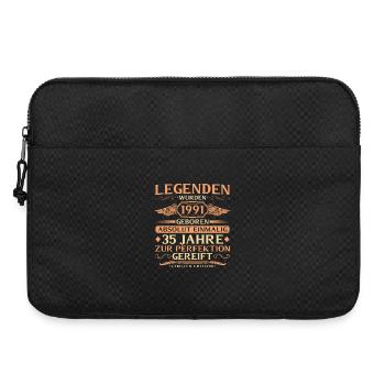 35. Geburtstag Absolut Einmalig - Jahrgang 1991 - Laptoptasche 15" - Schwarz - Vorne