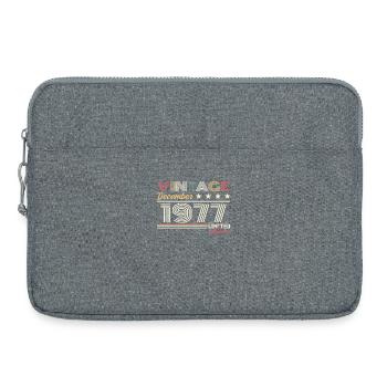 Geschenk Dezember 1977 - Laptoptasche 15" - Grau meliert - Vorne