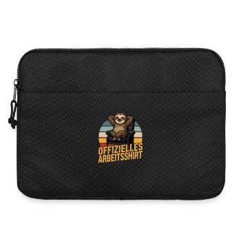 Official Work Shirt Sloth Lazy Lounging - Laptop bag 15" - black - Front