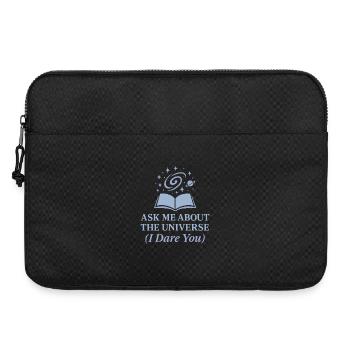 Spacecore Cosmic Humor Galaxy Universe Zitat - Laptoptasche 15" - Schwarz - Vorne