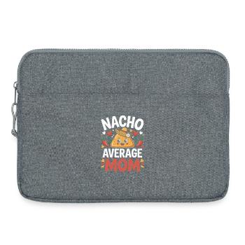 Nacho Maman Moyenne Drôle - Sacoche pour ordinateur portable 15 pouces - gris chiné - Devant