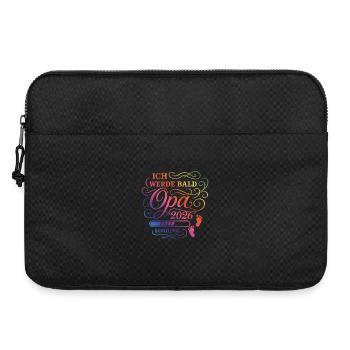 Ich werde bald Opa 2026 - Laptoptasche 15" - Schwarz - Vorne