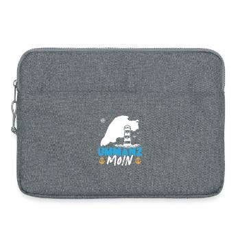 Baltic Sea Holiday UMMANZ MOIN Funny - Laptop bag 15" - heather grey - Front