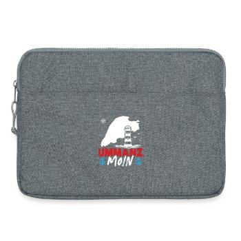 Vacances Mer Baltique UMMANZ MOIN Drôle - Sacoche pour ordinateur portable 15 pouces - gris chiné - Devant