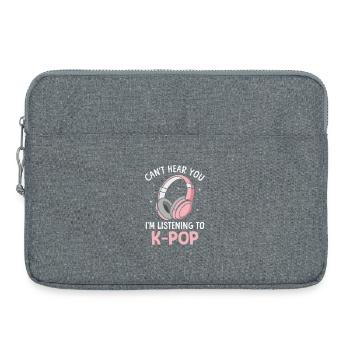 K-Pop Musique pop coréenne Musique pop coréenne - Sacoche pour ordinateur portable 15 pouces - gris chiné - Devant