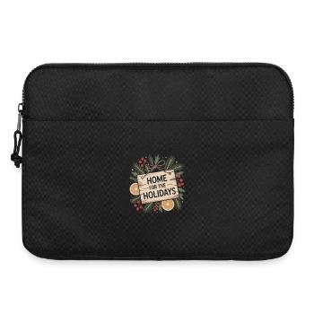 Rustic Christmas motif - Laptop bag 15" - black - Front