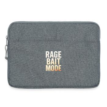 Mode appât enragé, dicton amusant - Sacoche pour ordinateur portable 15 pouces - gris chiné - Devant