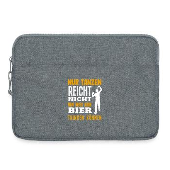 Dance - Laptop bag 15" - heather grey - Front