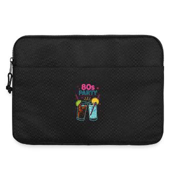 80s Party Neon Drinks - Laptop bag 15" - black - Front